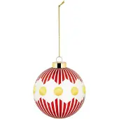 Alessi - Delight Weihnachtskugel, goldener Punkt