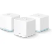 Mercusys AC1200-WLAN-System für das ganze Haus, Weiß, Intern, Mesh-System, 320 m², Dual-Band (2,4 GHz/5 GHz), Wi-Fi 5 (802.11ac)