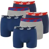 Puma Herren Boxershorts 6er Pack sodalite blue - XXL