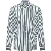 Eterna Langarmhemd "MODERN FIT", Herren, Gr. 43, Normalgrößen, grün (dunkelgrün), Satin, 100% Baumwolle, tailliert, Manschette, Hemden Langarmhemd, NON IRON (bügelfrei)