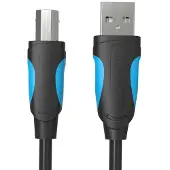 Vention Druckerkabel USB 2.0 A auf USB-B VAS-A16-B1000 10m Schwarz