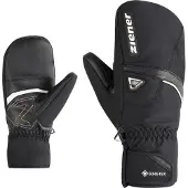 Ziener Fäustlinge "GALISOR-Z GTX + GORE PLUS", Herren, Gr. 9, schwarz, Polyester, Handschuhe Fäustlinge