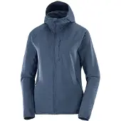 Salomon - Women's Essential Lightwarm - Fleecejacke Gr XL blau
