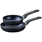 Fackelmann 2er-Set Bratpfannen – – Brandao – Keramik-Antihaftbeschichtung – 16 und 20 cm