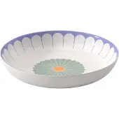 Villeroy & Boch Schale "Salat- / Servierschale Fleur Couleur ø 38 cm bunt", bunt, B:38cm H:7,1cm L:38cm T:38cm Ø:38cm, Schüsseln, Schale, Spülmaschinenfest, Mikrowellensicher