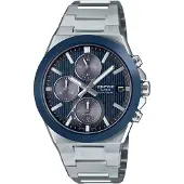 Casio EFS-S650D-2AEF Edifice Herrenuhr Solar Chrono Stahl/Blau