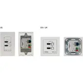 Kramer WP-211T Automatischer Umschalter de Board de HDMI 4K60 4:2:0 HDCP 2.2 Wand und PoE-Empfänger über de HDBaseT