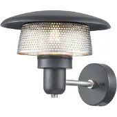 ELSTEAD Außen-Wandleuchte Saturne, grau/silber