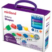 Miniland Activity Shapes Pädagogisches Spielzeug