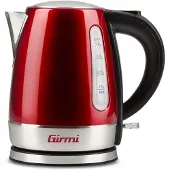 Girmi BL3202, 1,2 l, 1630 W, Schwarz, Rot, Metall, Wasserstandsanzeige, Überhitzungsschutz