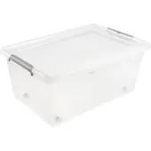 Keeeper Aufbewahrungsbox/Clipbox Lars, mit Rollen, 40 Liter