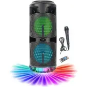 Inovalley KA03-XXL – Karaoke-Lautsprecher – Bluetooth V5.0 – 450 W