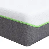 vidaXL Matratze Weiß und Grau 80 x 160 cm Jacquard-Stoff