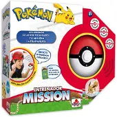 Educa BORRAS - Interaktives Brettspiel Pokemon Mission. Werde ein Pokémon-Trainer und fange sie alle. Lerne lustige Daten von deinen Lieblings-Pokemones. (19442) | Spanische Version – Pokémon Mission
