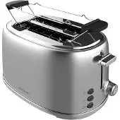 Cecotec Vertikale Toaster Toast&Taste 1000 Retro Double Inox