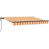 vidaXL Ausziehbare Markise Gelb 350 x 200 cm Stoff