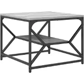 vidaXL Couchtisch Graues Sonoma 51 x 50 x 40 cm