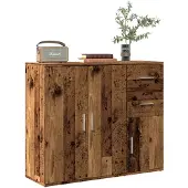 vidaXL Sideboard Altholz-Optik 91x29,5x75 cm Holzwerkstoff