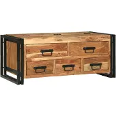 vidaXL Couchtisch Braun 90 x 50 x 38 cm Massivholz Akazie