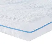 vidaXL Matratze Mittelfest 180 x 200 cm Weiß
