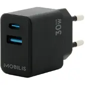 Mobilis 30w Usb-a-und Usb-c-wandladegerät