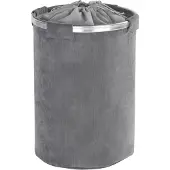 Wenko Wäschebox "Cordoba", grau, B:40cm H:54cm T:40cm, Aluminium, Baumwolle, Polyester, Wäschesammler, Wäschebox
