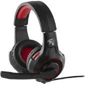 Inca Preo 125085402, Kabelgebunden, Gaming, 20 - 20000 Hz, Kopfhörer, Schwarz, Rot