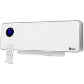 Warm Tech Wandmontierter Elektroheizkörper - 2000 W - - Keramik - 240 V - Bis zu 50 m³ - Weiß