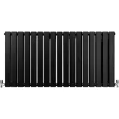 MonsterShop Paneelheizkörper Matte Schwarz 600mm x 1190mm