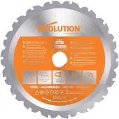 Evolution RAGE 165 mm / 18 Zähne TCT Mehrzweck-Hartmetallsägeblatt für Kettensägen