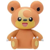 Jazwares Pokémon Teddiursa-figur Aus Vinyl 11 Cm Orange Orange One Size