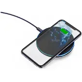 Urban Factory Powee, Drinnen, USB, Kabelloses Aufladen, 1 m, Schwarz, Blau