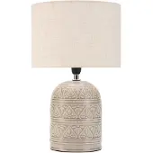 Pauleen Tischleuchte "Tender Pearl max20W Beige 230V Stoff/Keramik", beige, 1, Ø 23cm H: 36cm, 1 Stk., Leuchten, E14, Tischleuchte