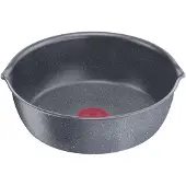 Tefal L3968302, Rund, Schwenkpfanne, Grau, Aluminium, Thermo-Punkt, Keramik, Gas, Halogen, Induktion