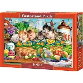 Castorland Puzzle Dř ímající koť ata 1000 dílků