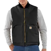 Carhartt Fleeceweste "Gilliam Vest", Herren, Gr. S, schwarz, Obermaterial: 100% Baumwolle CO., Westen Fleeceweste