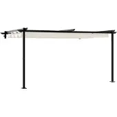 vidaXL Pavillon 400 x 300 x 200 cm Creme Polyester