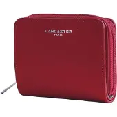 Lancaster Portemonnaie, Rückseite glatt, Rot