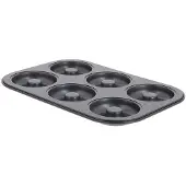 De Buyer Backblech Savarinen 6x8 cm 31,5x21,5x2,2 cm Silber Blechform