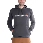 Carhartt - Signature Logo Sweatshirt - Hoodie Gr M blau