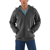 Carhartt Fleecejacke Zip Hooded Sweatshirt Carbon Heather Herren-XS
