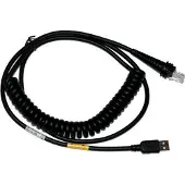 Honeywell CBL-503-500-C00, Schwarz, 5 m, USB A, LAN, Männlich, Weiblich
