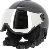 Cairn - Ski-/Snowboardhelm mit Visier – Kinder – Android Visor J - Android Visor J Mat Black - Kindergröße 54-56 cm - schwarz