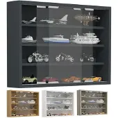 VCM Wandregal "Hängevitrine Wandvitrine Sammel Deko Agisa M", weiß, B:57cm T:10cm, Regale, Wandregal