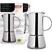 Ibili Express Essential Inox Kaffeemaschine Italienisch 4 Tassen