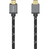 Hama HDMI-Kabel "Ultra High Speed HDMI-Kabel Stecker-Stecker 8K Metall HDMI-Kabel 1m", schwarz, 100cmcm, Kabel, HDMI-Kabel