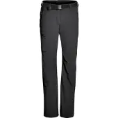 Maier Sports Funktionshose "Rechberg", Damen, Gr. 25, Kurzgrößen, schwarz, 90% Polyamid, 10% Elasthan, Hosen Funktionshose, Damen Outdoorhose gefüttert, Wanderhose mit 4 RV-Taschen, Regular Fit