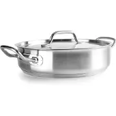 Ibili Kochtopf mit Deckel Edelstahl 24 cm