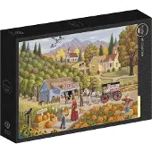 Grafika Puzzle Valley Orchards - 1000 Teile Puzzle Spiel