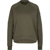 Stoic - Women's MerinoFleece335 MMXX. Lulea Crew - Merinopullover Gr XXL braun/oliv